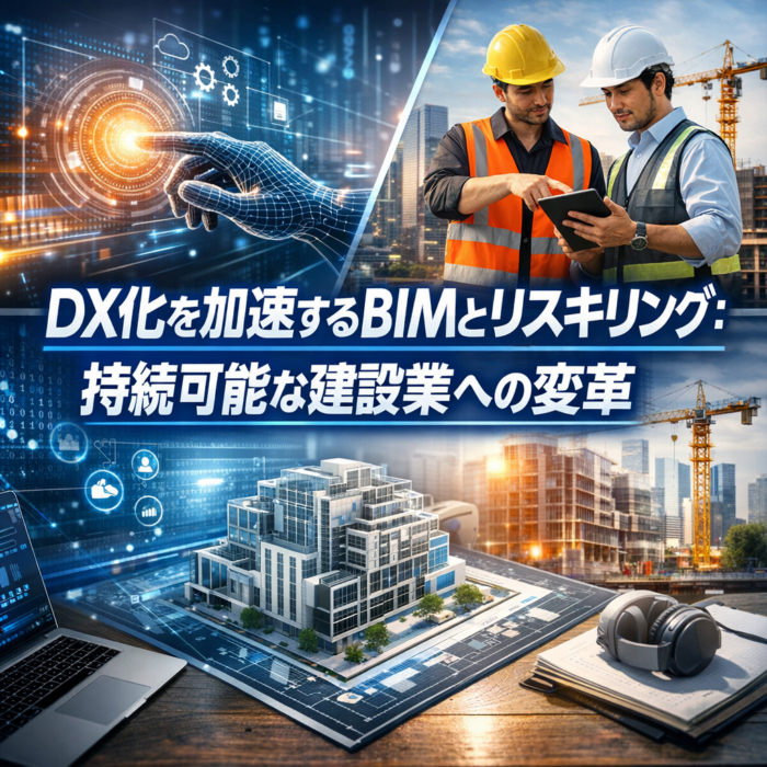 DX化を加速するBIMとリスキリング：持続可能な建設業への変革
