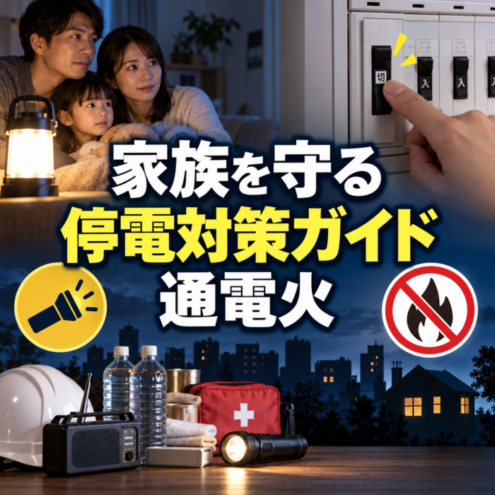 家族を守る停電対策ガイド：通電火災を防ぐブレーカーの正しい使い方