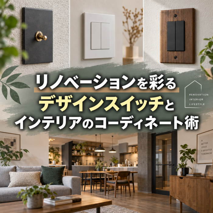 リノベーションを彩るデザインスイッチとインテリアのコーディネート術